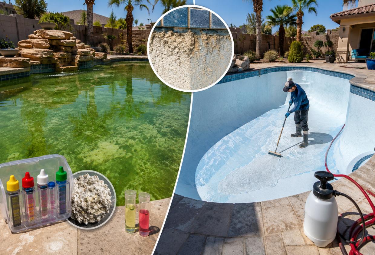 When to Drain and Acid Wash Your Chandler Pool: Signs High TDS and Calcium Are Ruining Your Water
